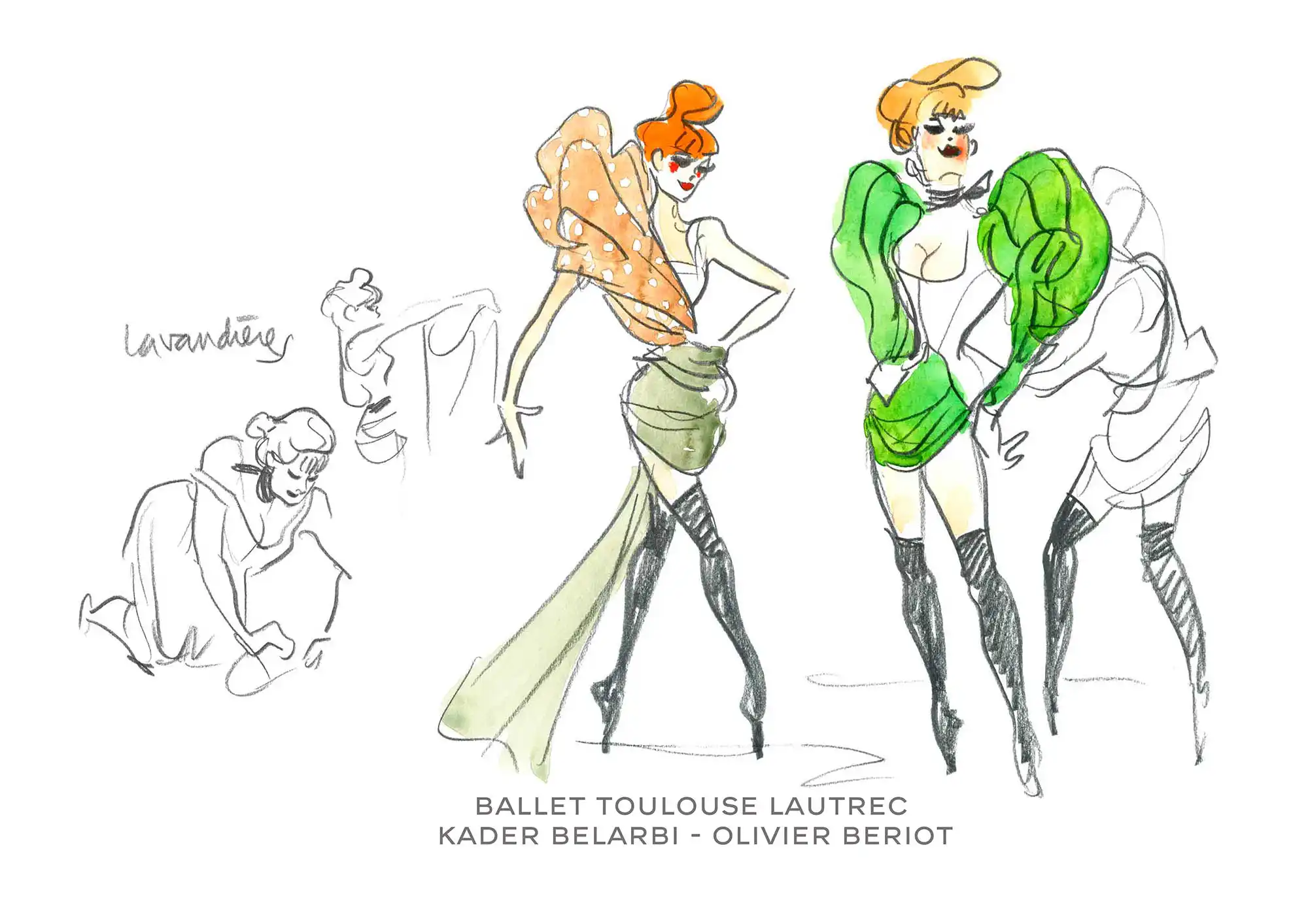 Ballet Lautrec - theatre - Spectacle - Maxime Rebière - Story-boarder et directeur artistique pour le cinéma, et illustrateur dans le milieu de de la mode.