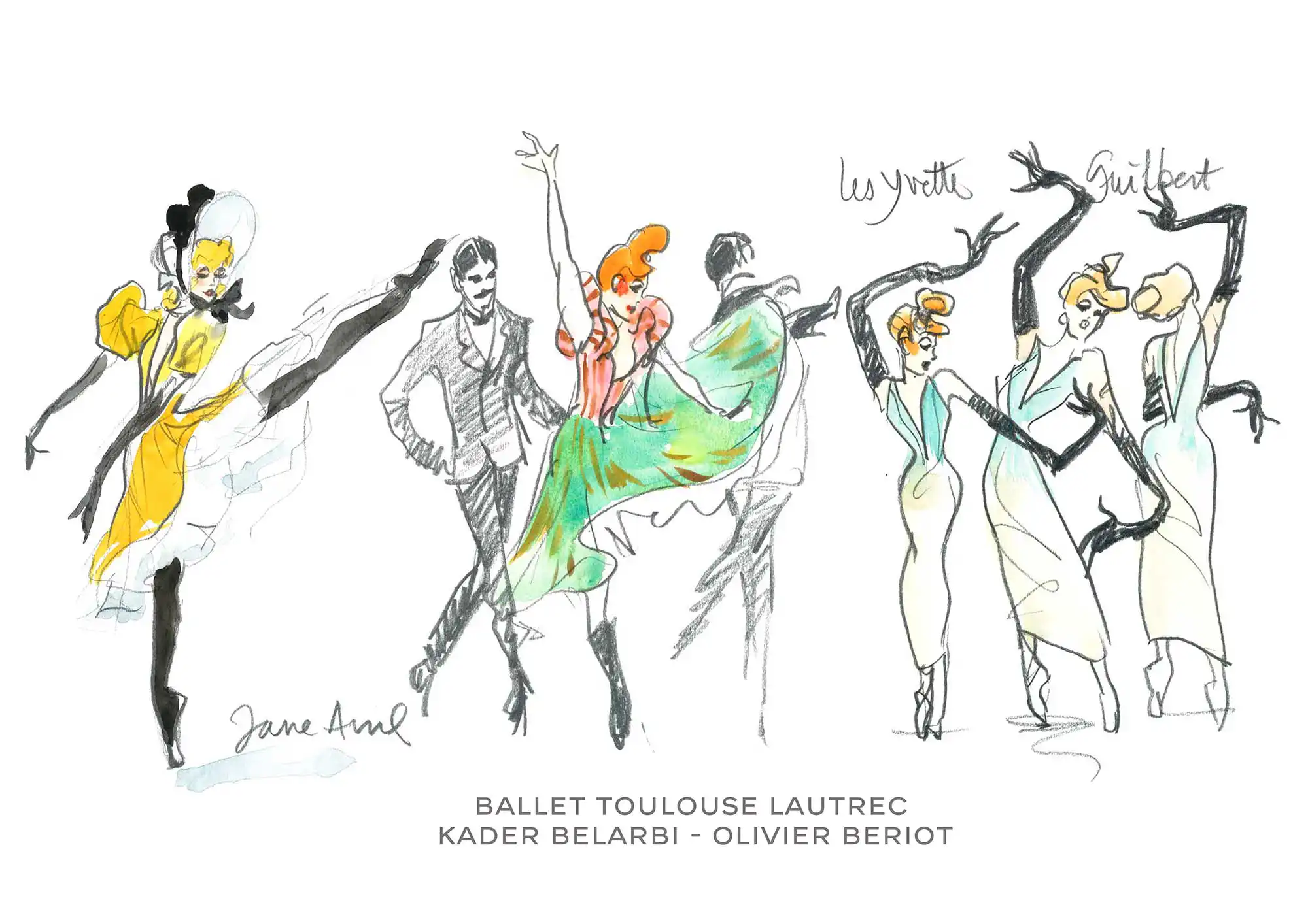 Ballet Lautrec - theatre - Spectacle - Maxime Rebière - Story-boarder et directeur artistique pour le cinéma, et illustrateur dans le milieu de de la mode.