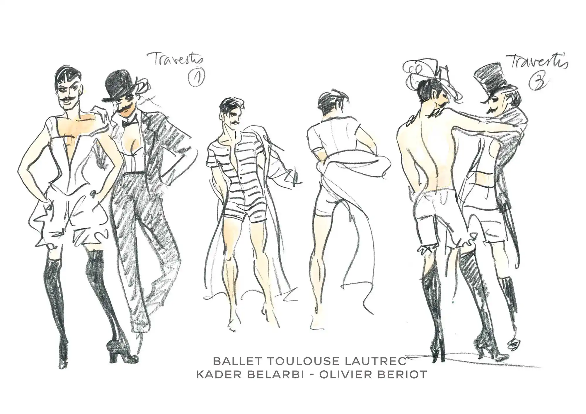 Ballet Lautrec - theatre - Spectacle - Maxime Rebière - Story-boarder et directeur artistique pour le cinéma, et illustrateur dans le milieu de de la mode.