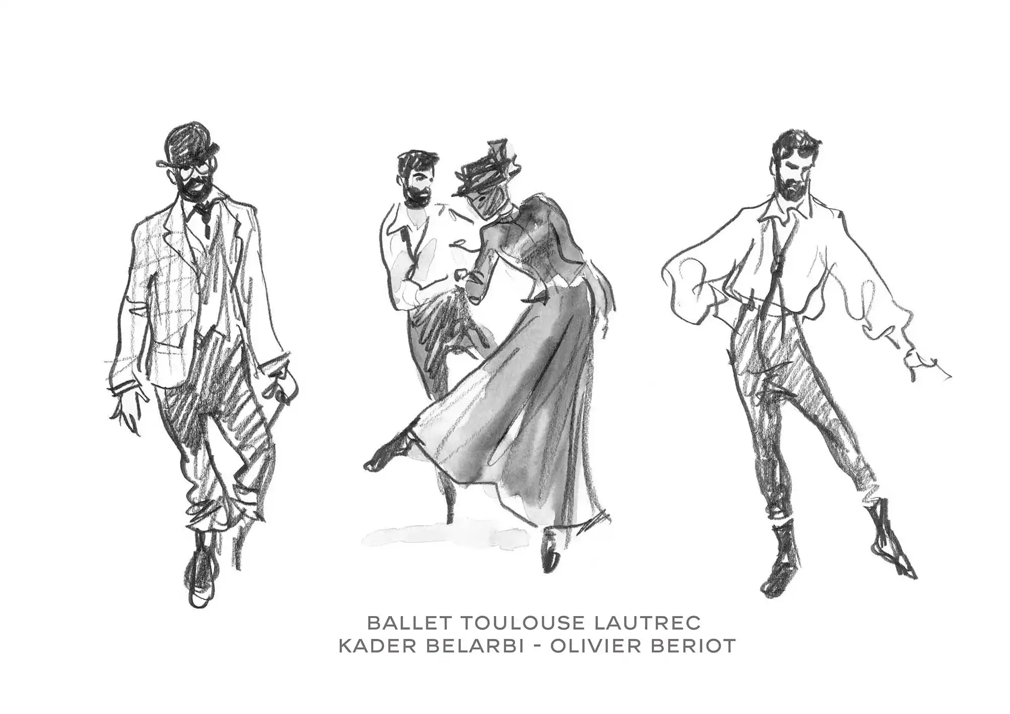 Ballet Lautrec - theatre - Spectacle - Maxime Rebière - Story-boarder et directeur artistique pour le cinéma, et illustrateur dans le milieu de de la mode.